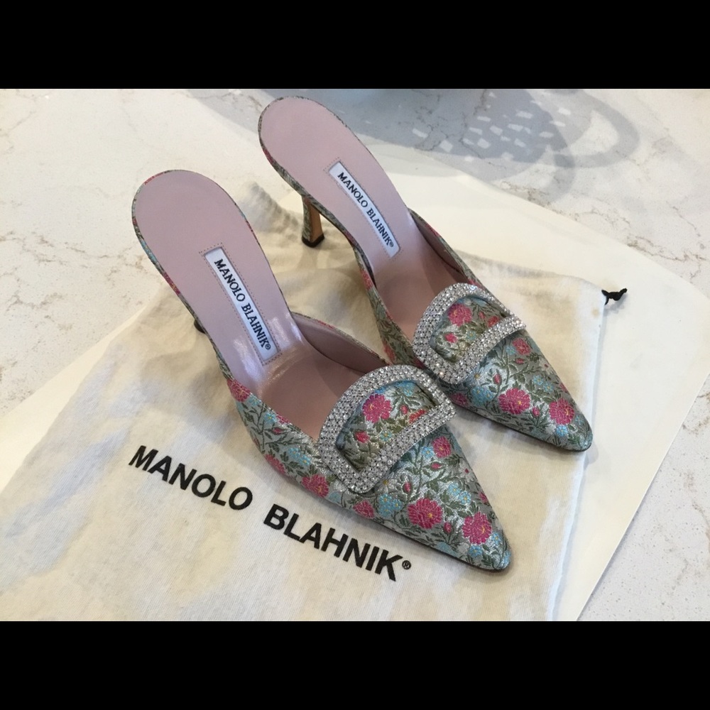 Multi colored mules